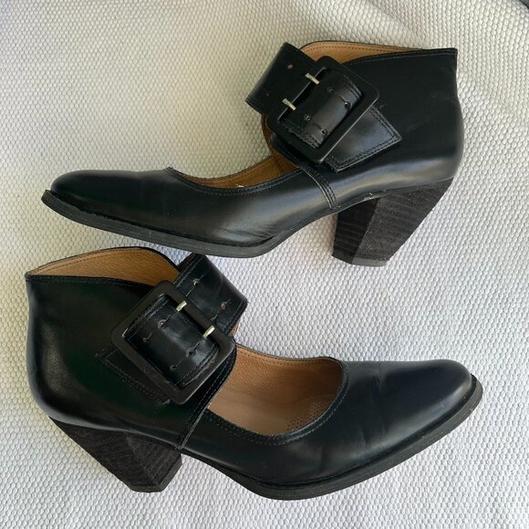 Corso Como Black Mary Janes with Big Buckle size 7M - Picture 1 of 6